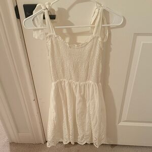 Altar'd State Cream Eyelet Dress